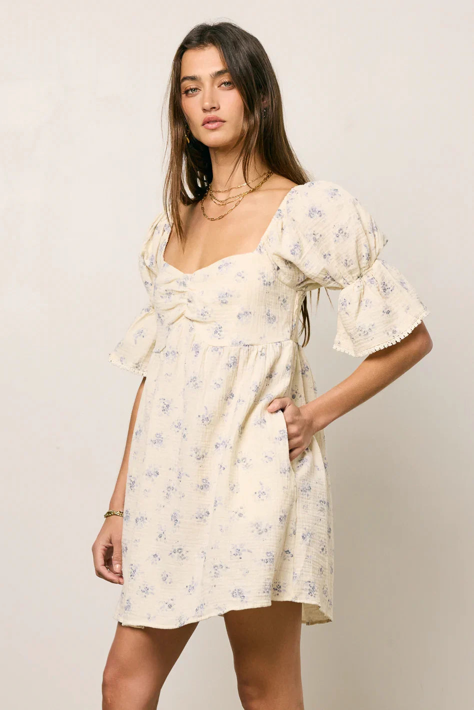 Ella Floral Mini Dress FINAL SALE