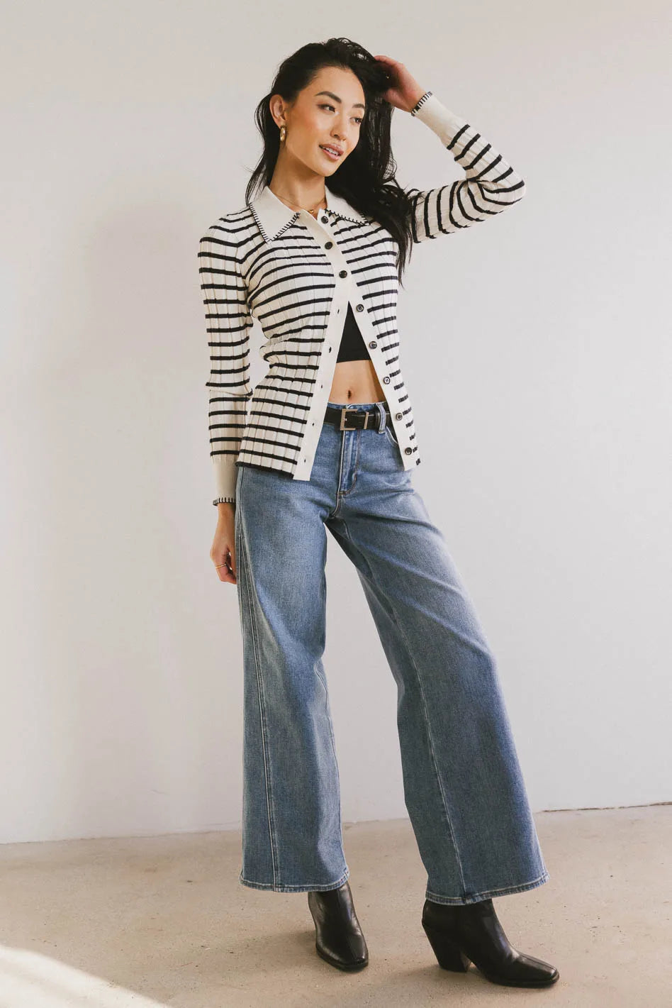 Kate Wide Leg Jeans in Medium Wash FINAL SALE
