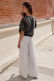 Mayson Wide Leg Pants in White FINAL SALE