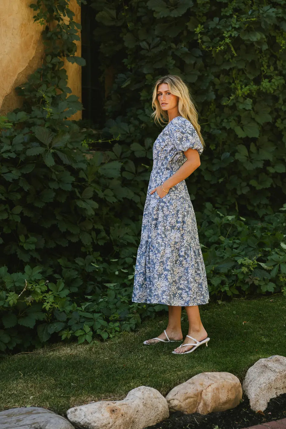 Kaylani Floral Midi Dress FINAL SALE