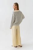 Amberly Striped Oversized Sweater