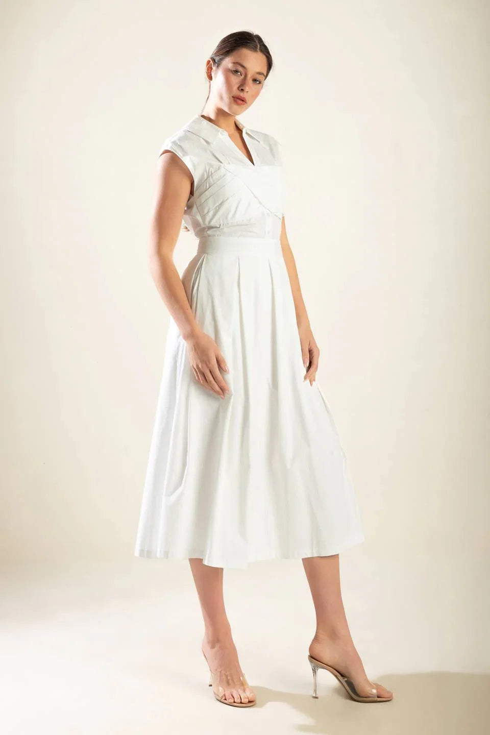 DREAMY IMPRESSION MIDI DRESS