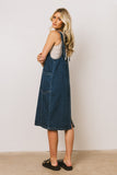 Camry Overall Dress in Dark Wash FINAL SALE