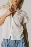 Kaytee Striped Top in White