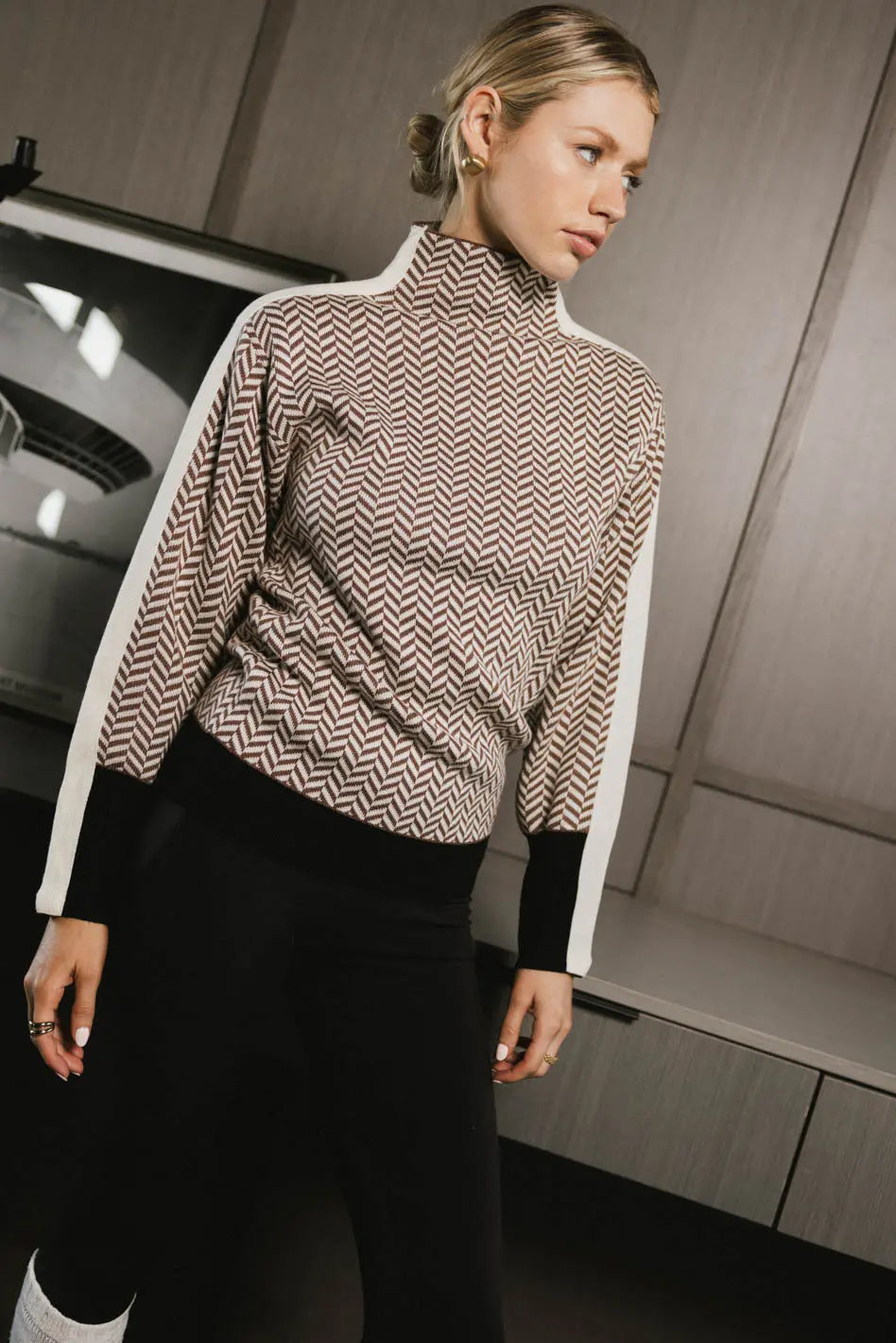 Fér Böhme Herringbone Sweater FINAL SALE