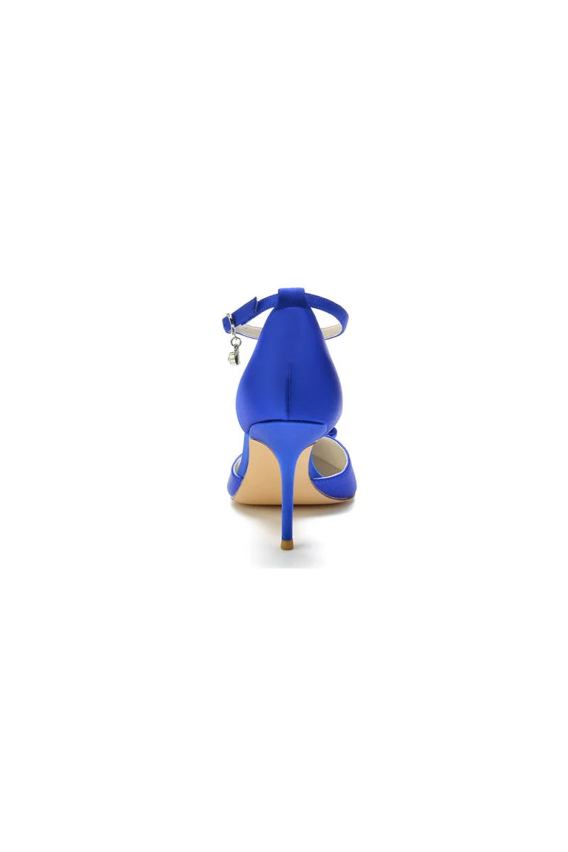 Buckle Strap Pointed Toe High Heels