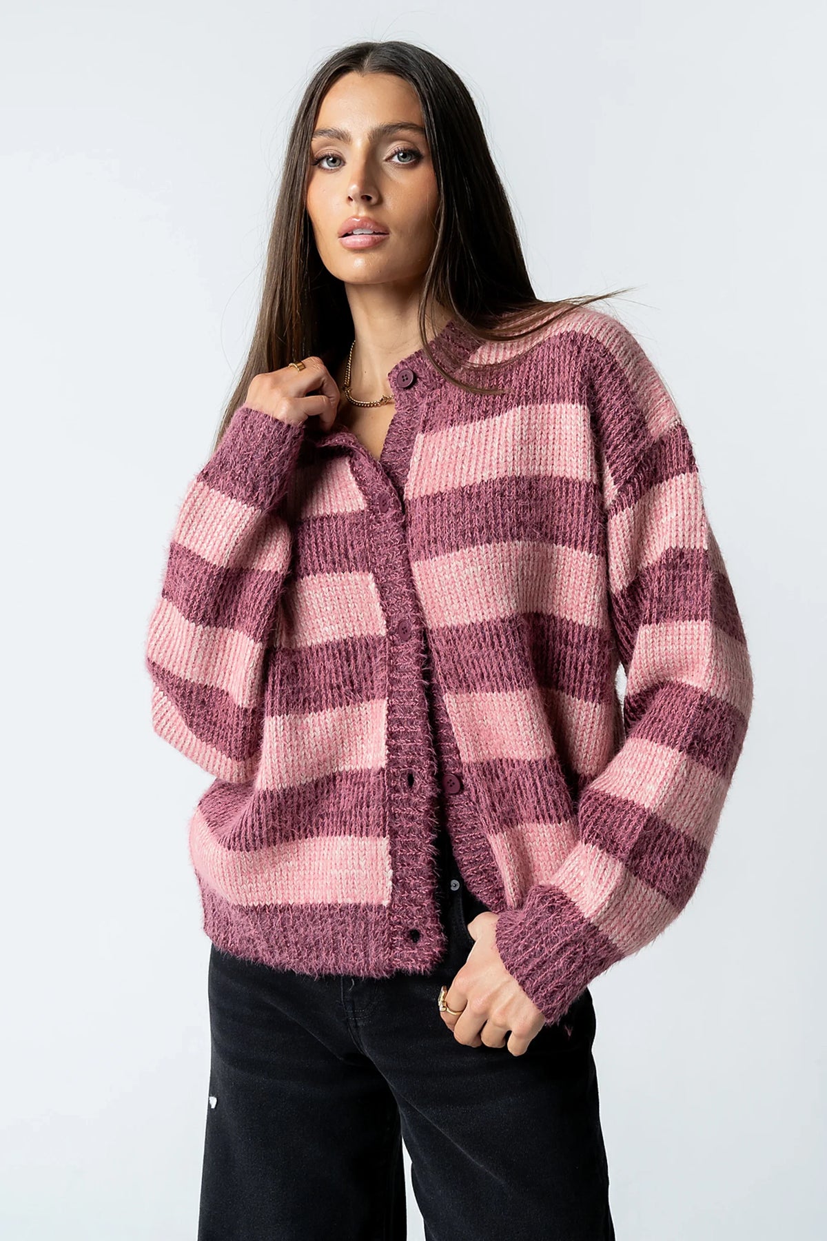 Russel Oversized Sweater in Pink