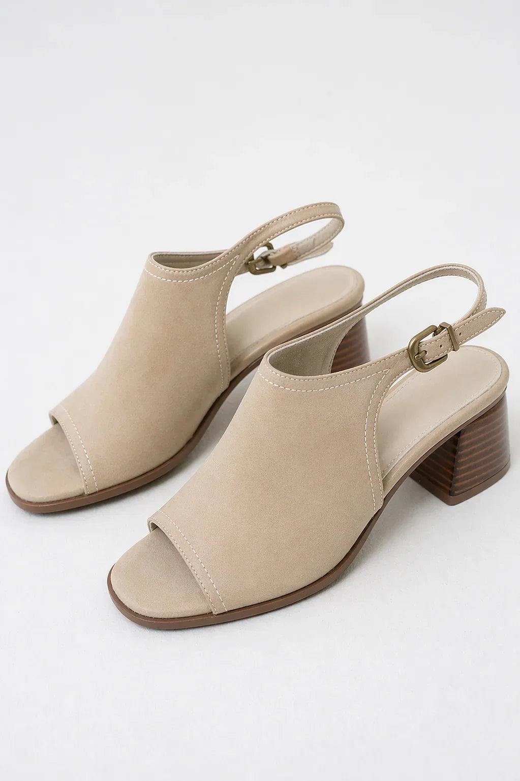 Faith Slingback Mule in Bone
