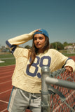 Route Cable Knit Sweater in Yellow FINAL SALE