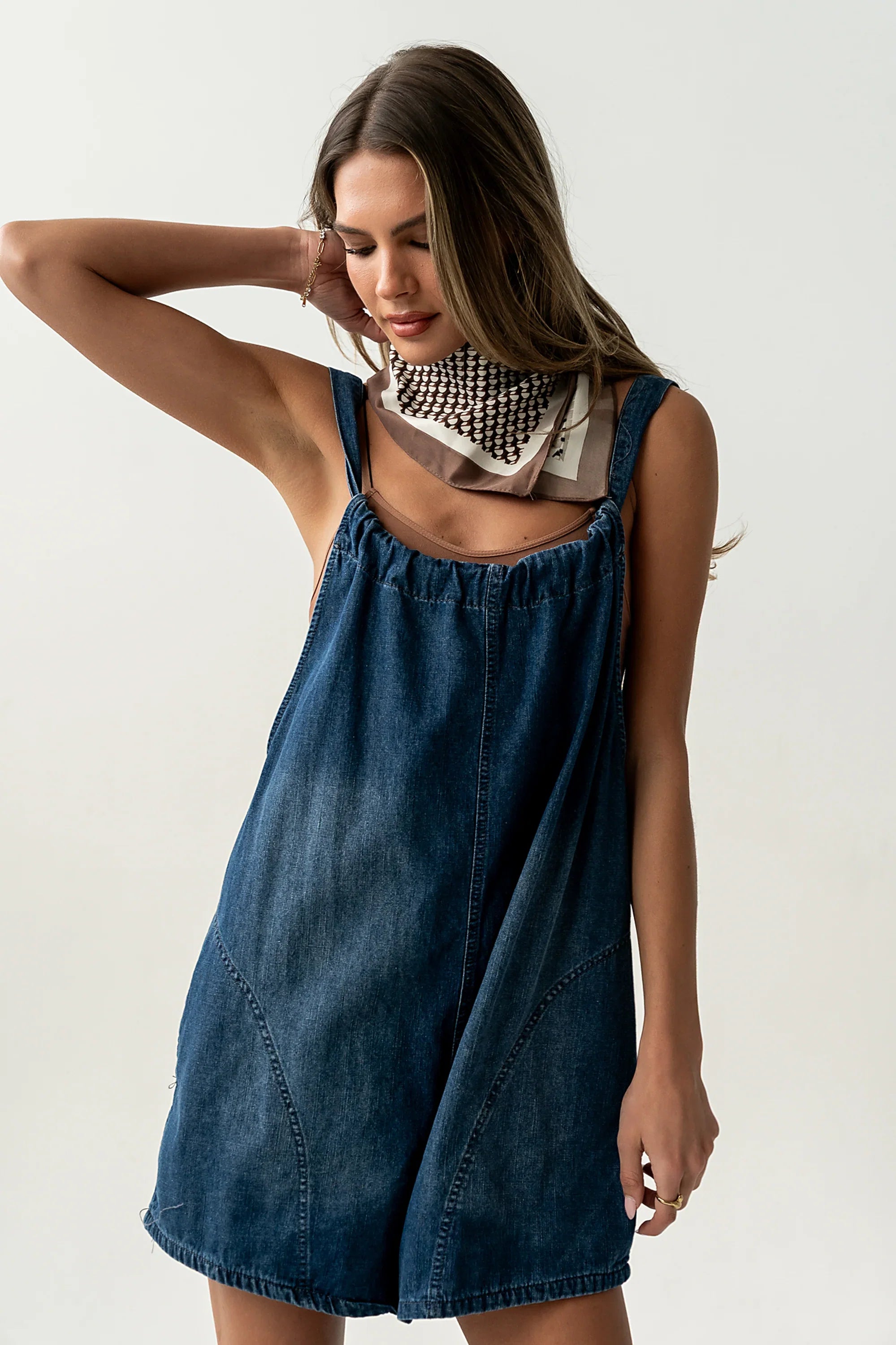 Quincey Denim Shortalls