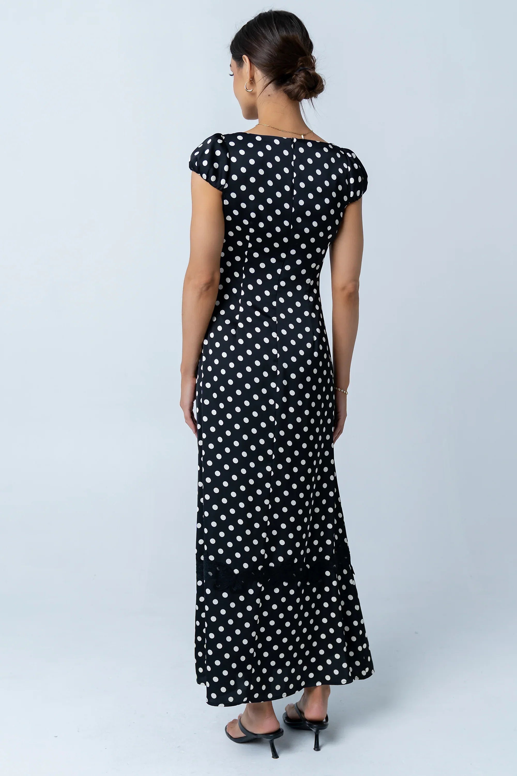 Marianna Polka Dot Maxi Dress