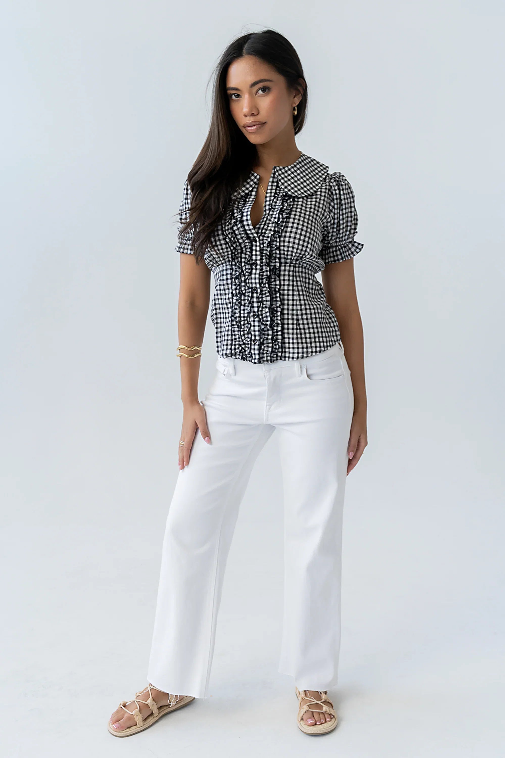 Charlie Button Up in Black
