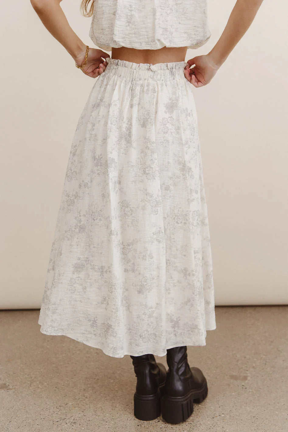 Trinity Floral Midi Skirt FINAL SALE