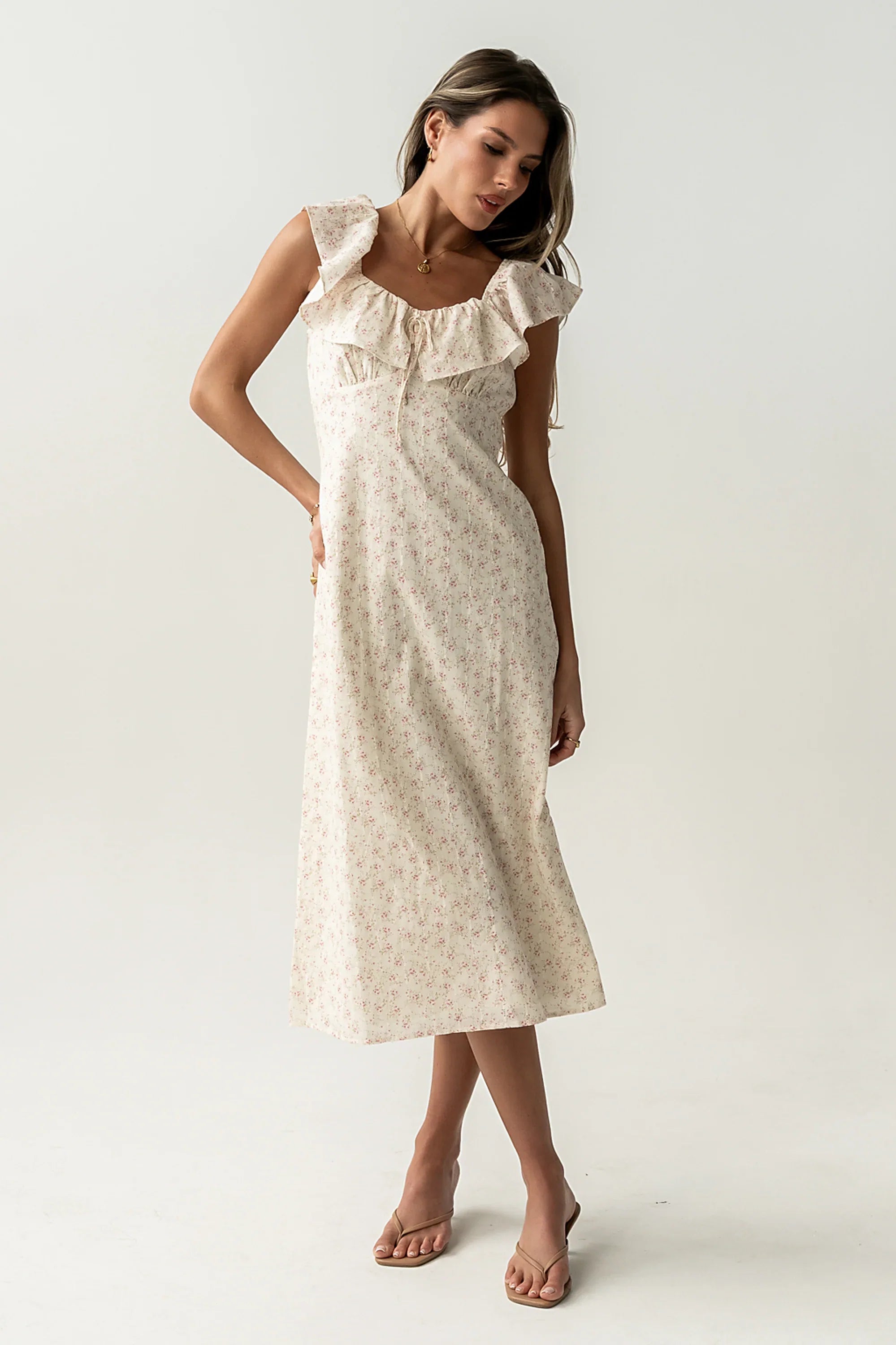 Rustin Floral Midi Dress