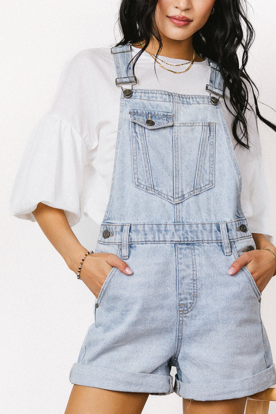 Veda Top in White FINAL SALE