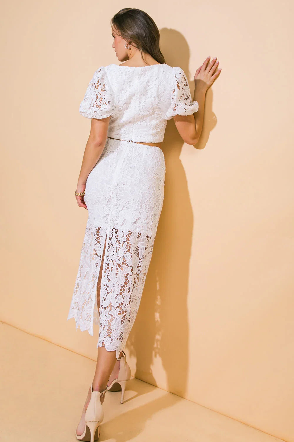 LACE REVERIE TOP SKIRT SET