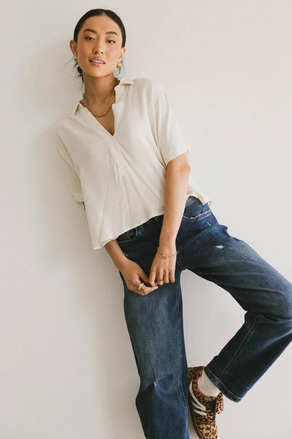 Una Collared Blouse FINAL SALE
