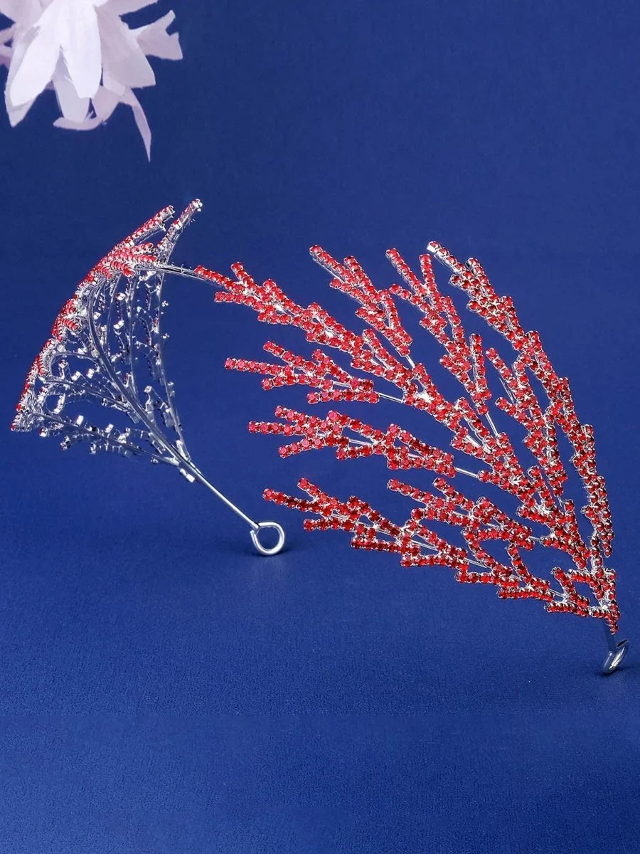 Metal Super Shiny Rhinestone Wide Headband Hair Accessories