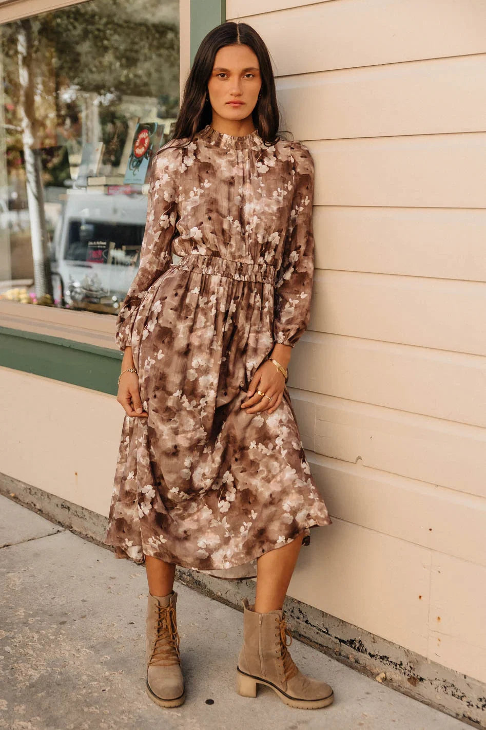 Terracotta Bloom Dress FINAL SALE