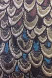 Mens Golden Jacquard Shawl Lapel Blazer