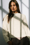 Shayla Knit Sweater in Ivory FINAL SALE