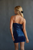 Jessie Sequin Cutout Bodycon Mini Dress
