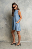 Elyse Sleeveless Denim Mini Dress
