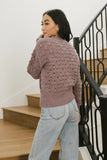 Tessa Pointelle Sweater in Lavender FINAL SALE