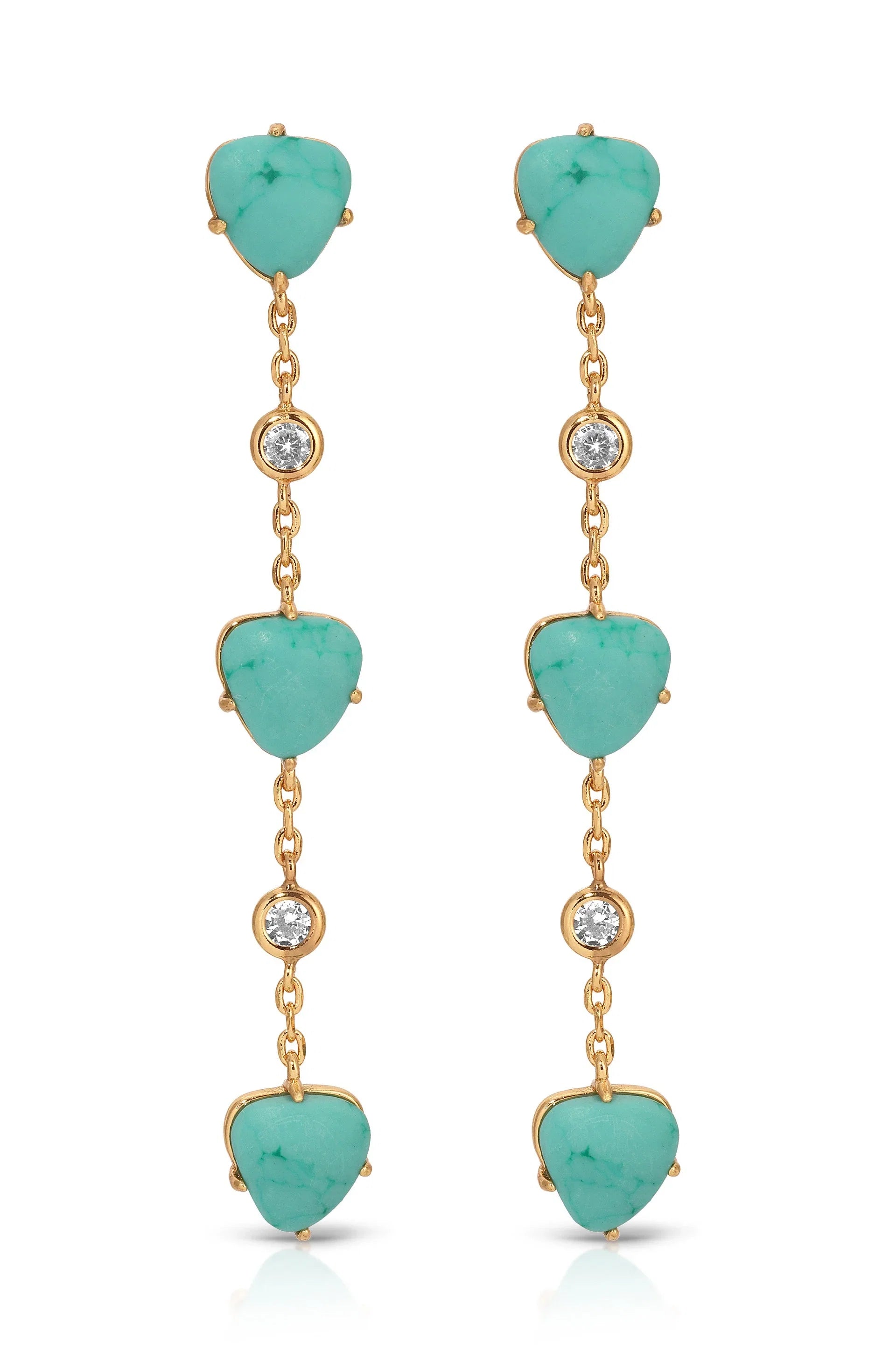 Turquoise Solstice Dangle Earrings
