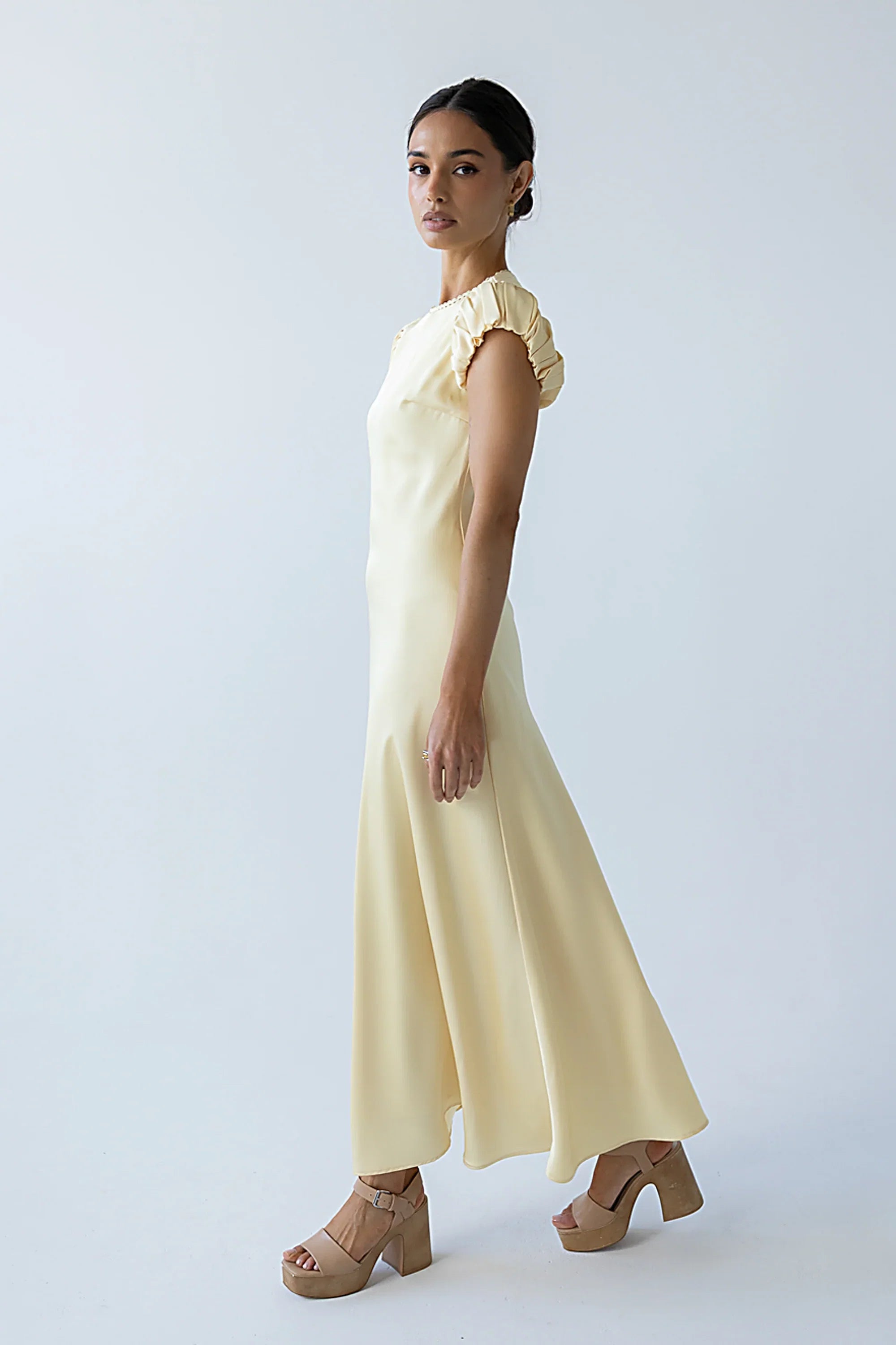 Ellianna Maxi Dress in Yellow