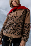 Maria Oversized Sherpa Jacket in Leopard FINAL SALE