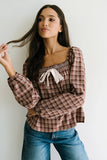 Jemma Plaid Blouse FINAL SALE