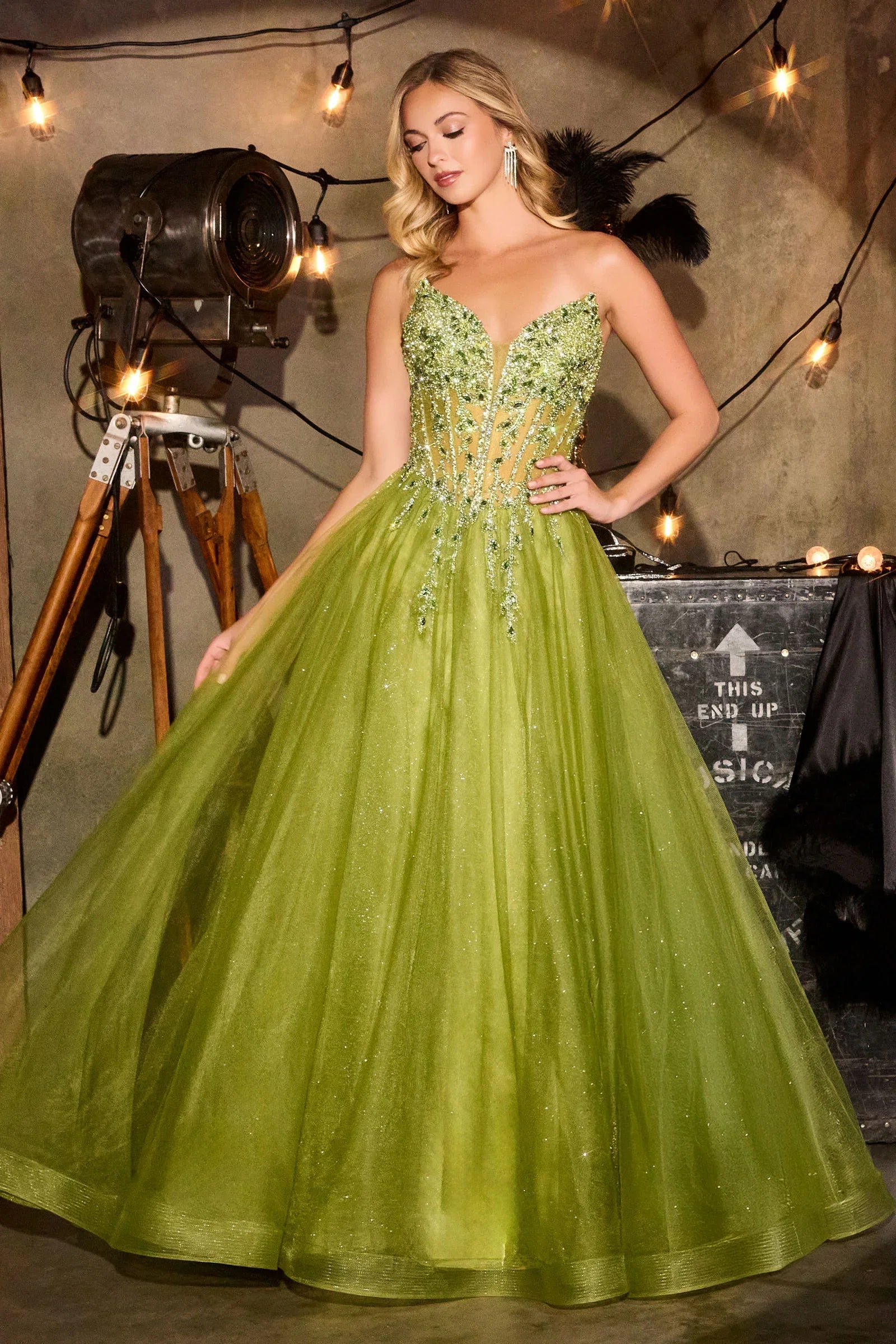 Jolia Gown A Line Corset Tulle Dress