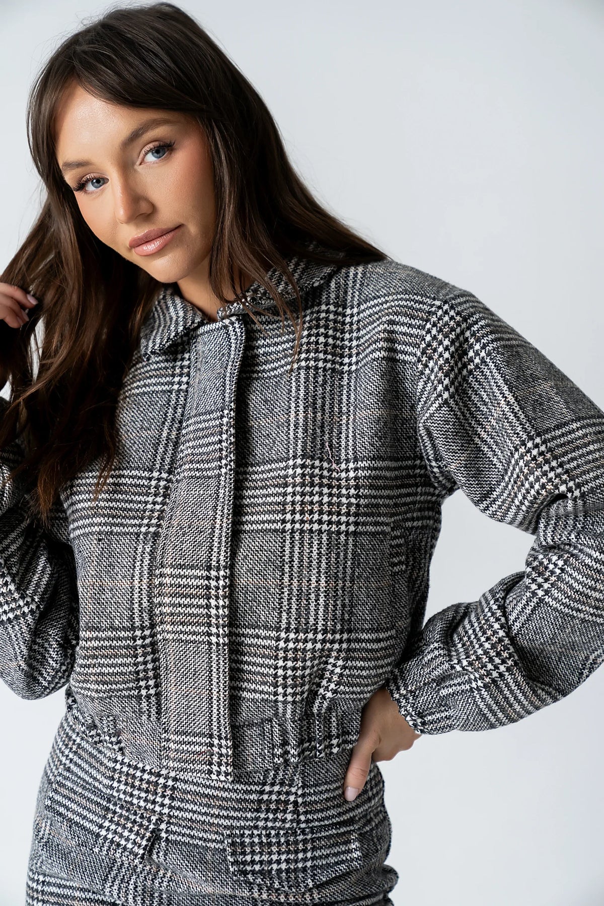 Finley Tweed Jacket in Black