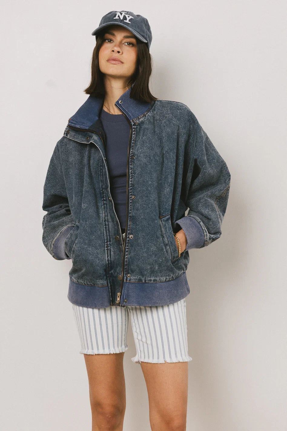 Paige Denim Jacket in Medium Wash FINAL SALE
