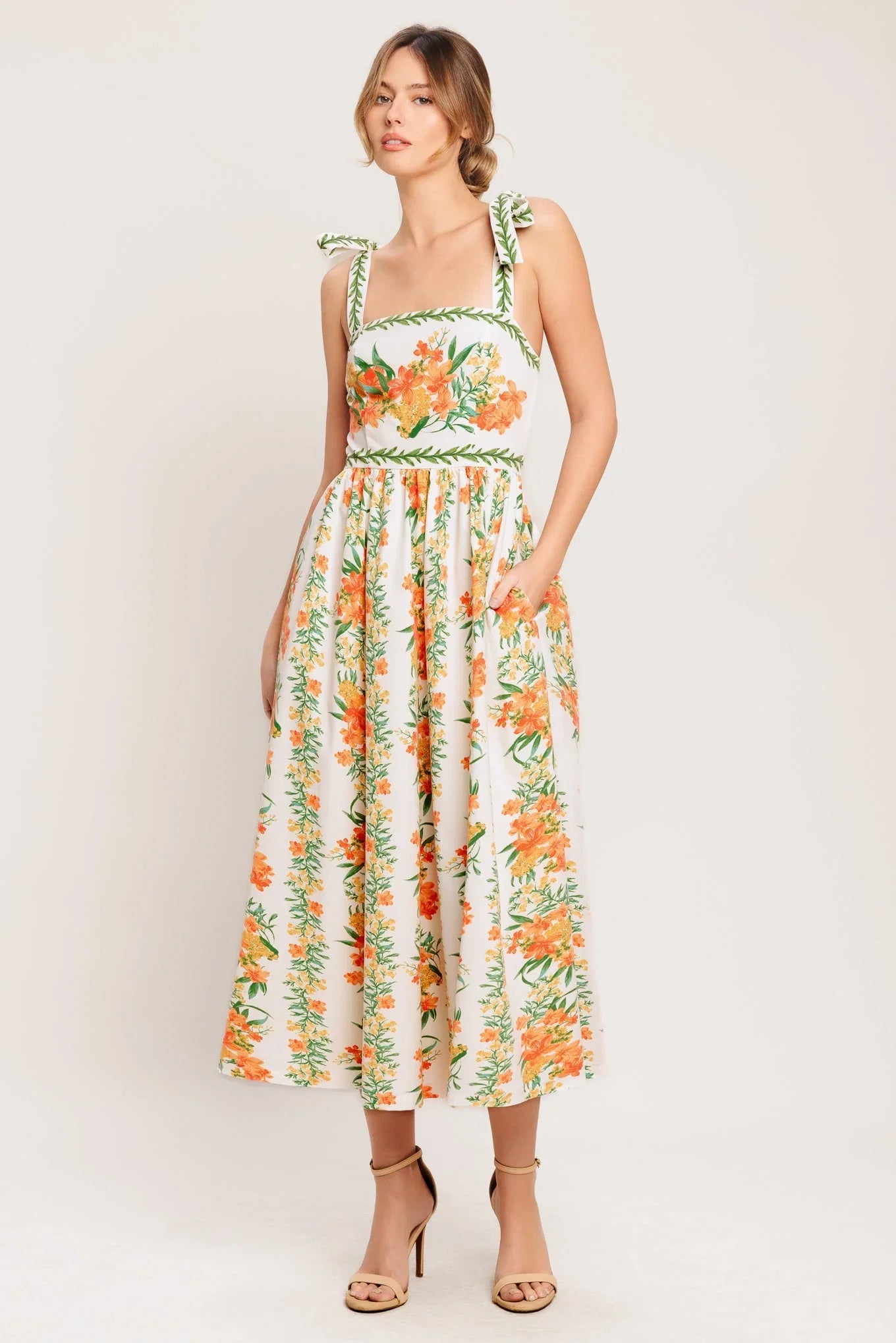 MARIGOLD BREEZE MIDI DRESS