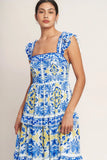 SALTY AIR SWEETHEART BLUE MAXI DRESS