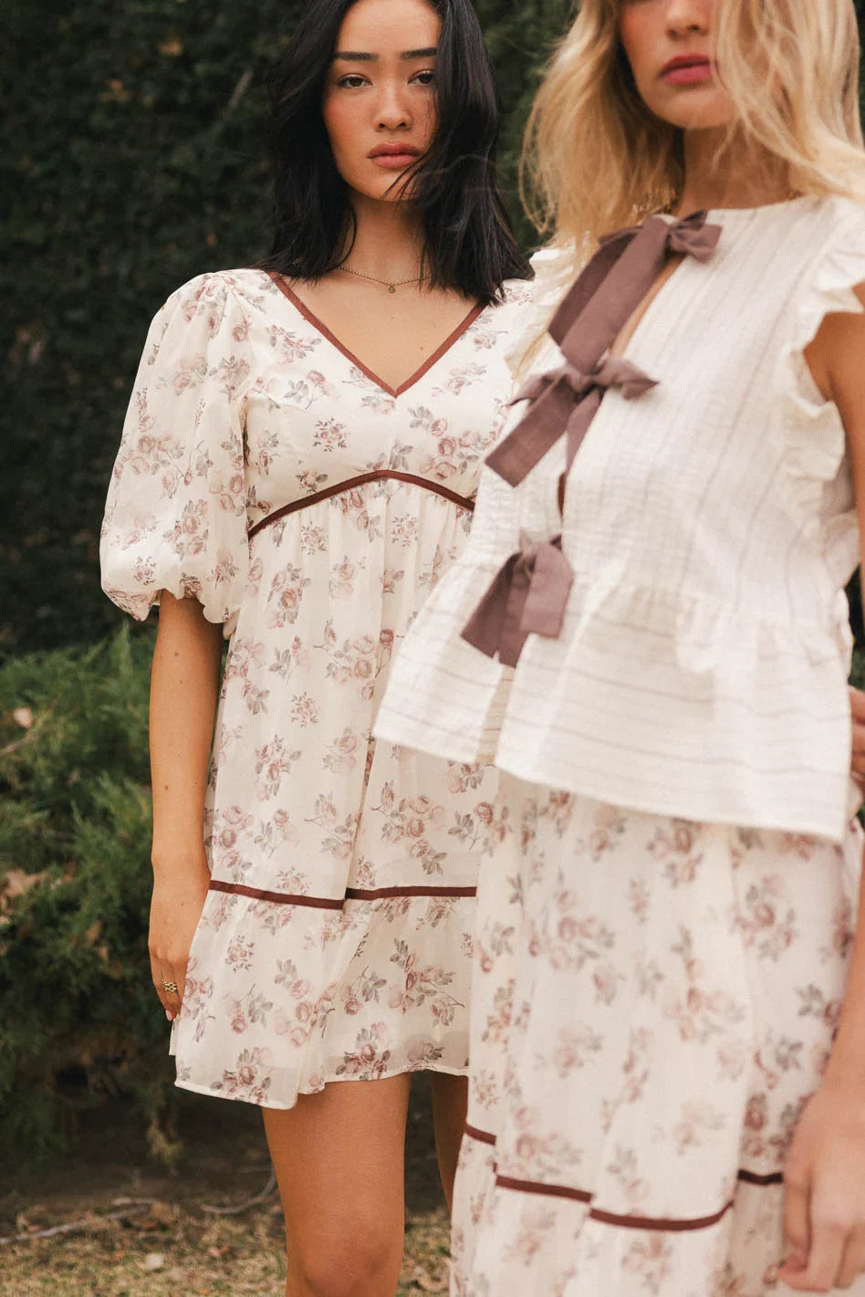 Lincoln Ribbon Trim Mini Dress FINAL SALE