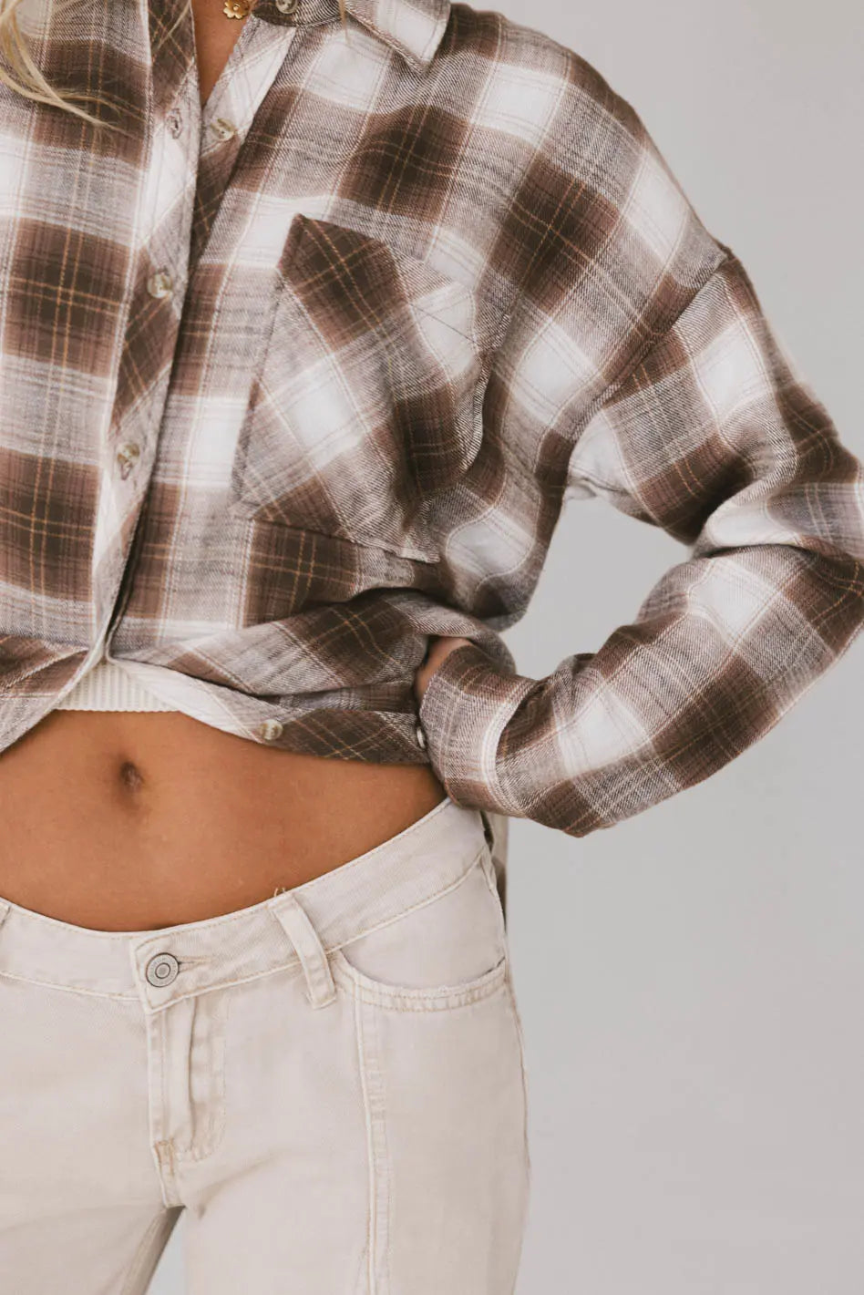 Tyson Plaid Flannel Button Up FINAL SALE
