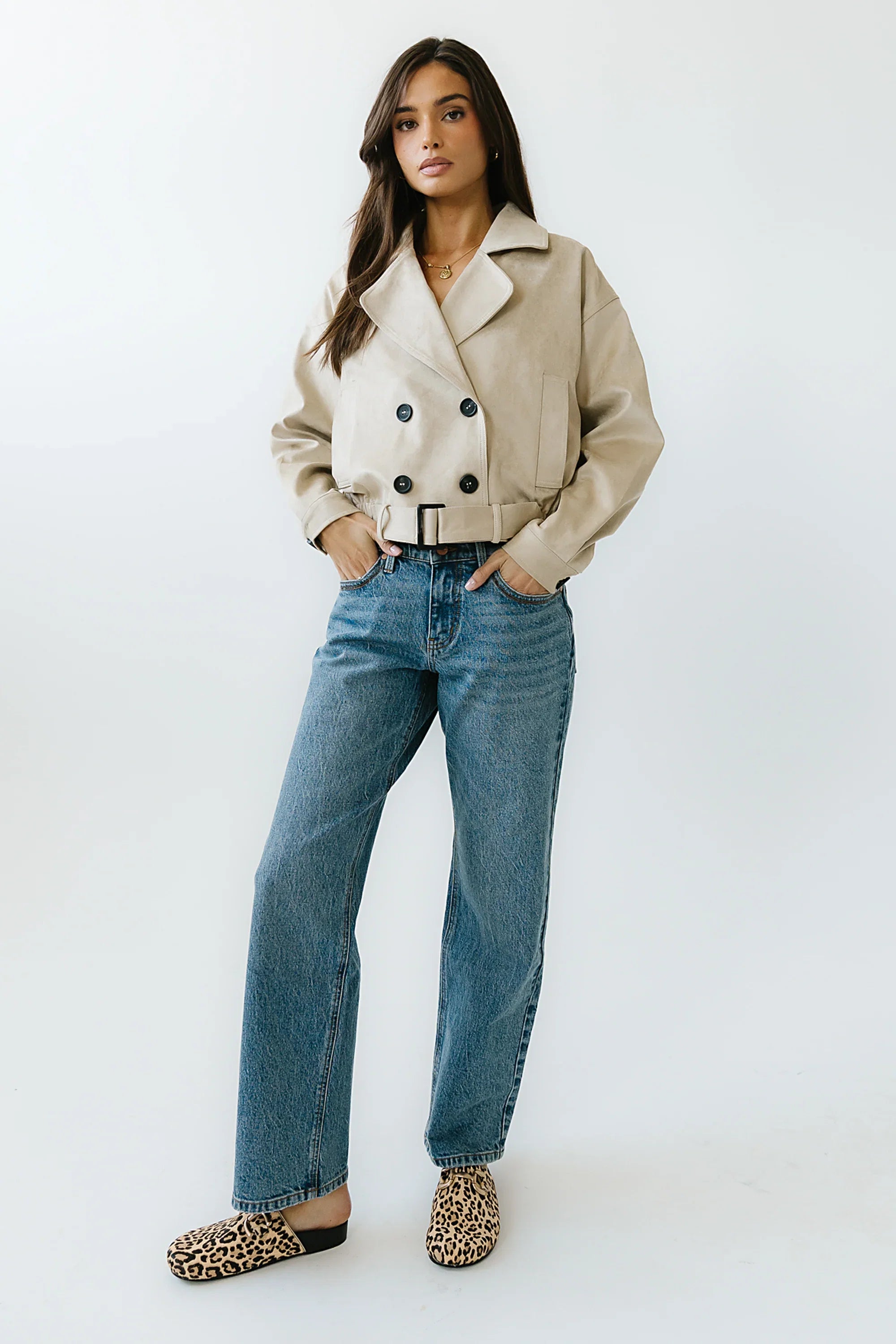 Elise Wide Leg Jeans in Medium Wash