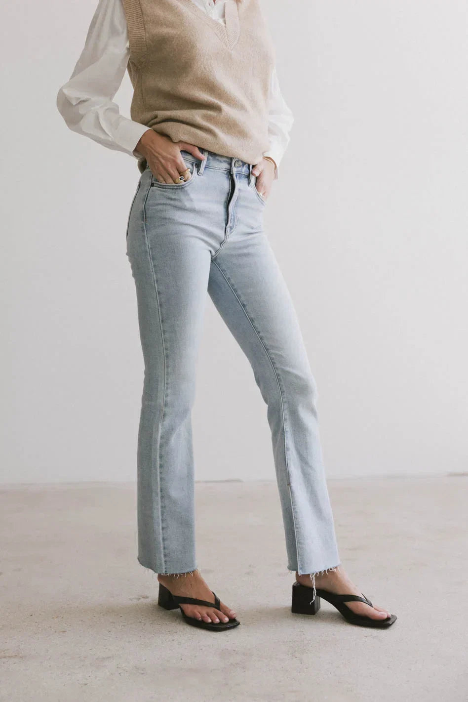 Ryan Bootcut Jeans in Light Wash FINAL SALE