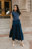 Carey Maxi Dress in Teal FINAL SALE