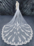 Vintage Floral Lace Cathedral Veil Bridal Veil Wedding Veil