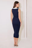 COASTAL CLASSIC SWEATER DRESS NAVY