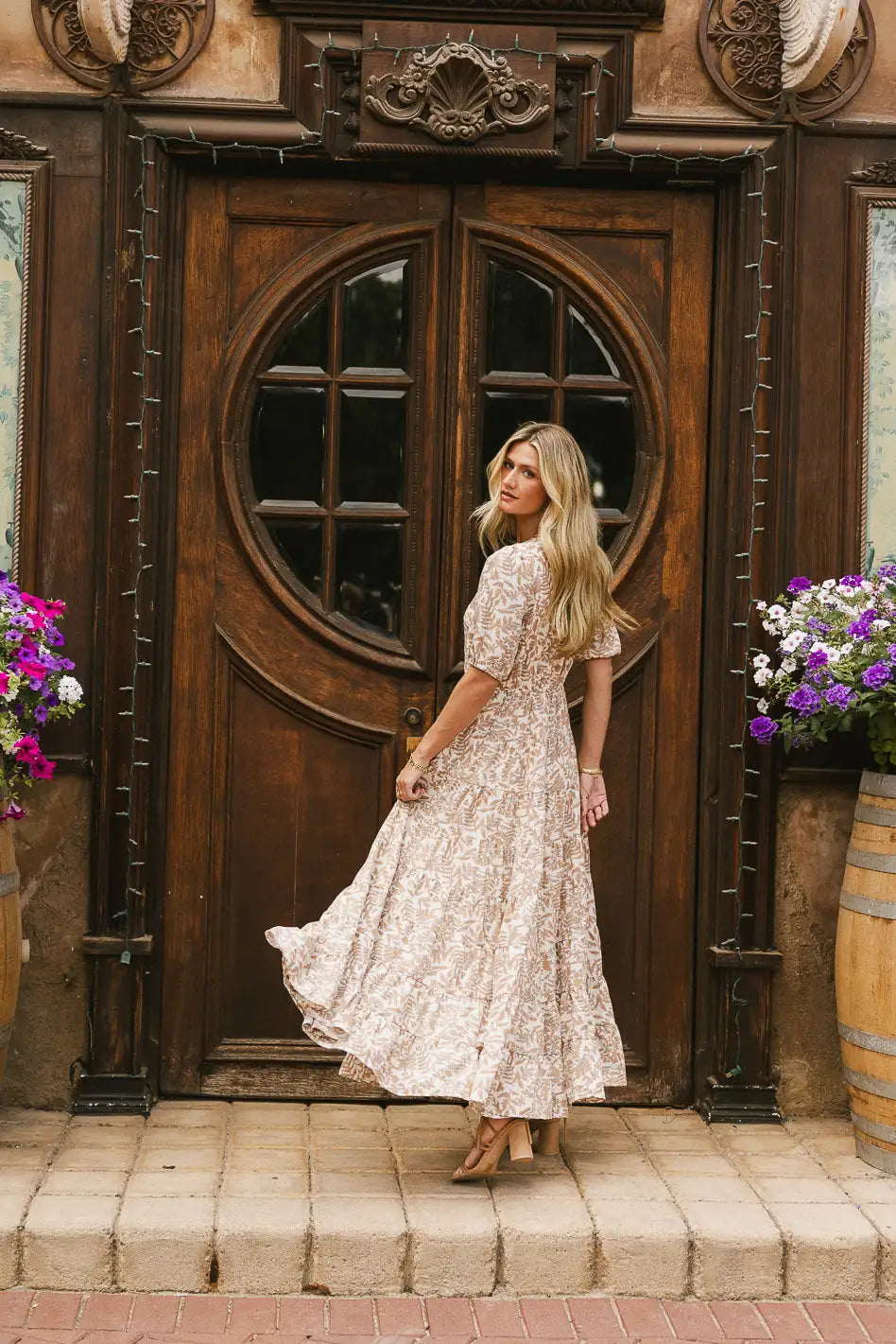 Oaklee Foliate Maxi Dress FINAL SALE