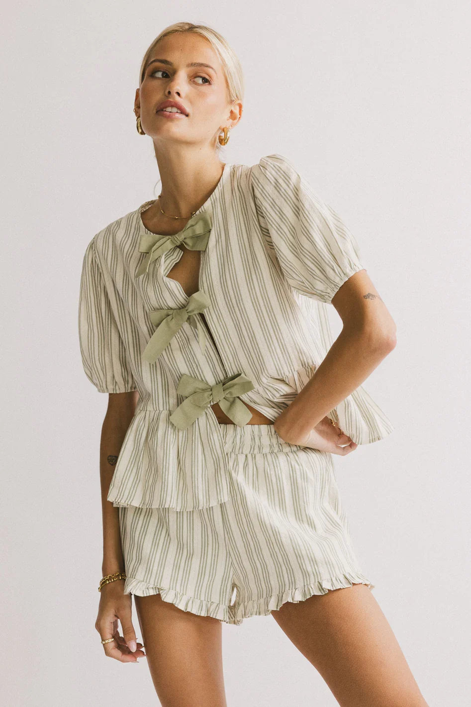Ethel Tie Front Blouse FINAL SALE