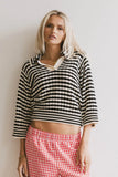 Mason Collared Sweater in Black FINAL SALE