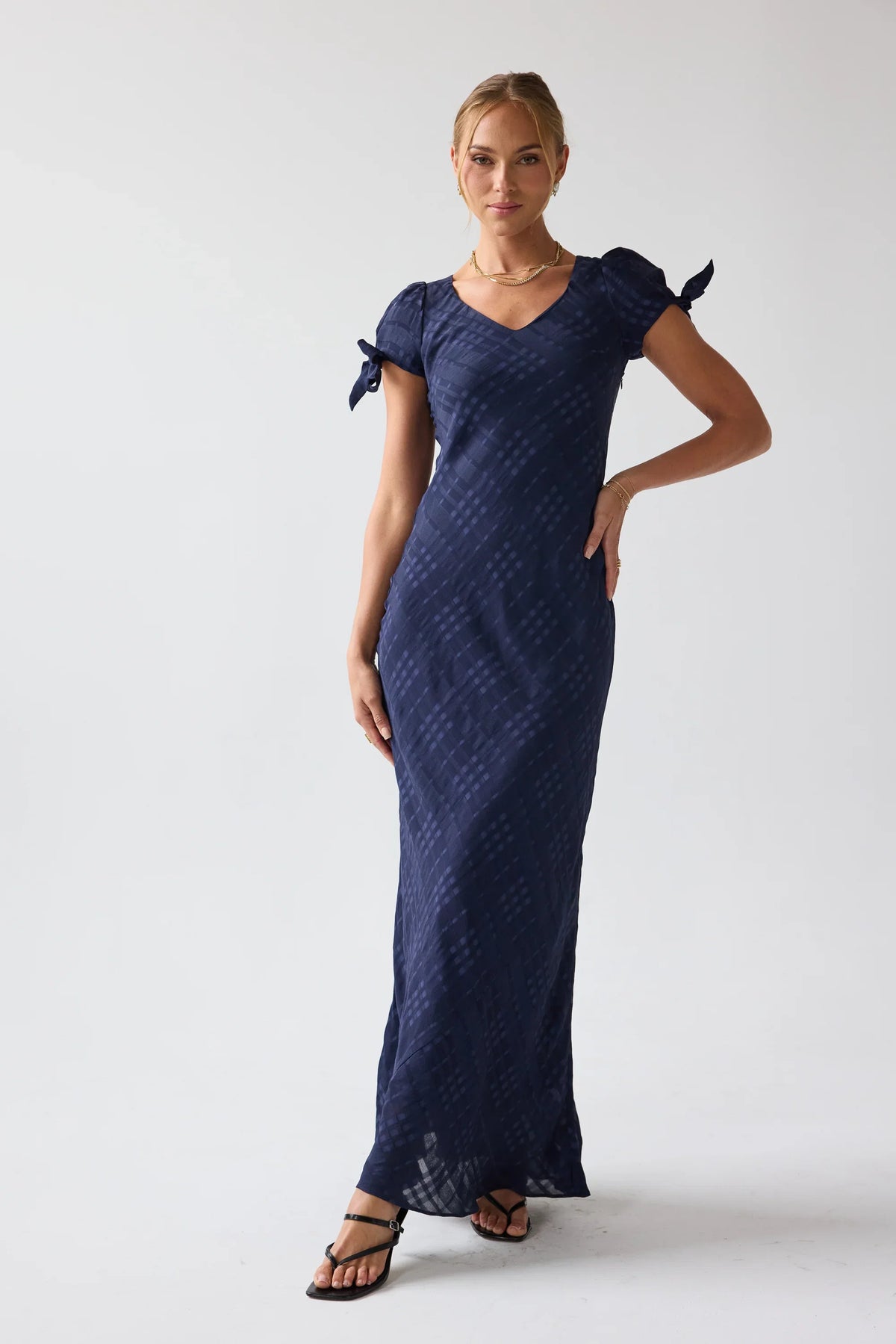 Kimmie Maxi Dress in Navy