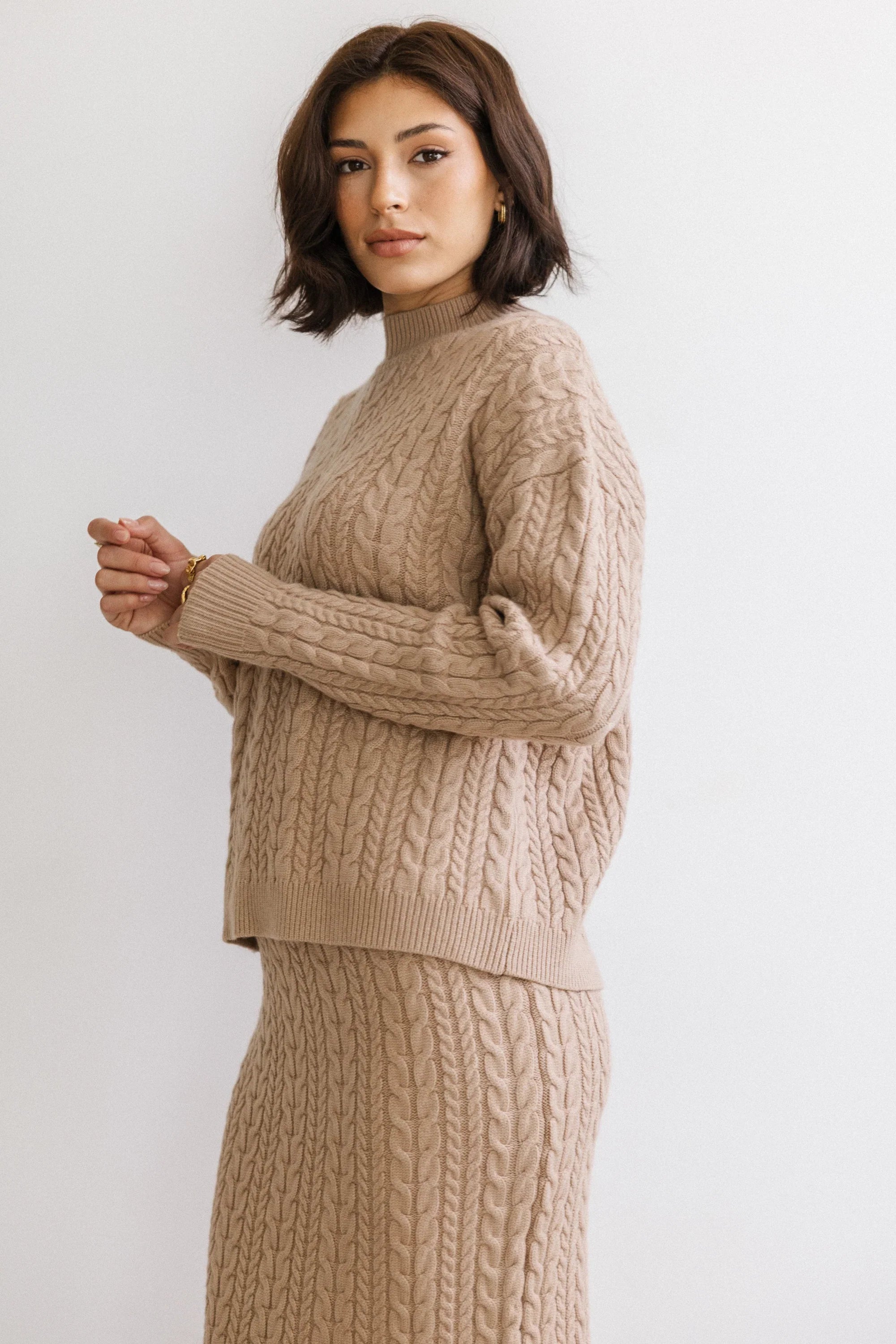 Renley Cable Knit Sweater FINAL SALE