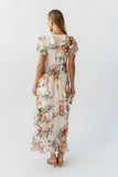 Lauren Ruffle Floral Maxi Dress